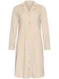 Dames Nachthemd Softness Beige Streep