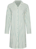Dames Nachthemd Nordic Leaf Ecru/Groen