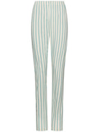Dames Pyjama Nordic Leaf Ecru/Groen detail 2