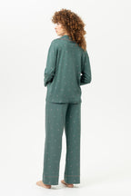 Mey Dames Pyjama Lang Little Berries Secret Forest detail 1