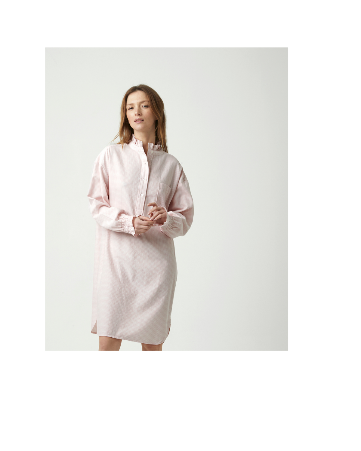 Pluto Nachtkleed Daena Pink Vichy