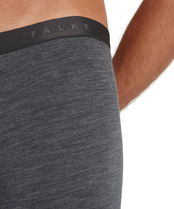 Falke Boxershort Daily ClimaWool Dark Grey Heather detail 4