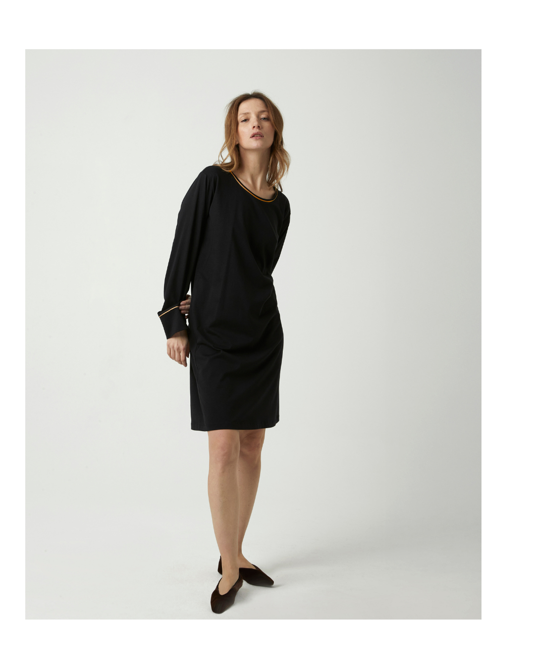 Pluto Nachtkleed Veera Black/Gold
