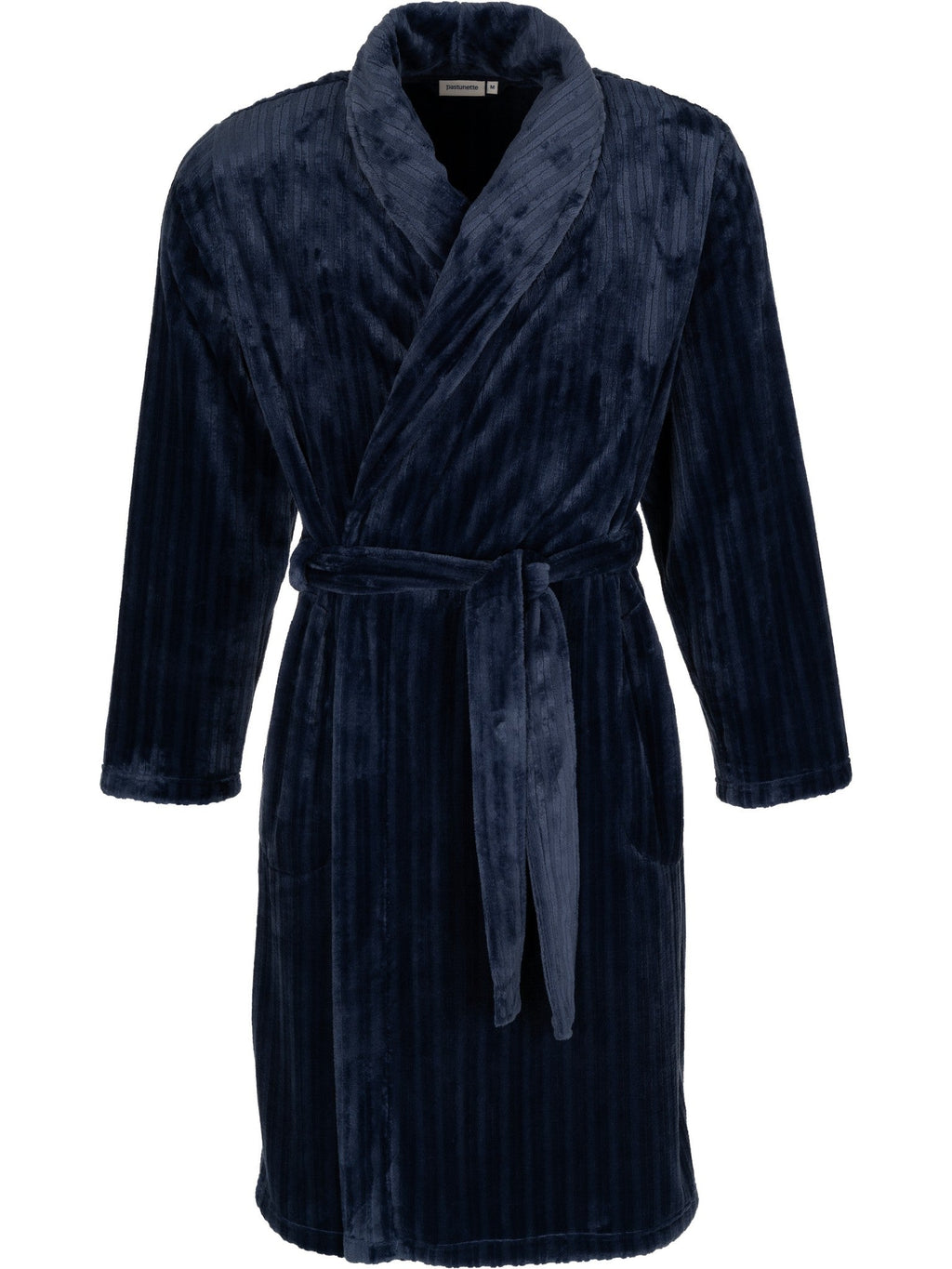 Heren Kamerjas Blue Draft Lang Donkerblauw
