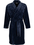 Heren Kamerjas Blue Draft Lang Donkerblauw