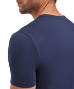 Falke T-shirt Daily Comfort V-hals Midnight (2-pack) detail 5