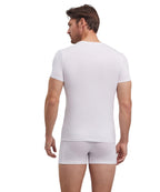Falke T-shirt Daily Comfort Ronde Hals White (2-pack) detail 1