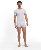 Falke T-shirt Daily Comfort Ronde Hals White (2-pack) detail 3