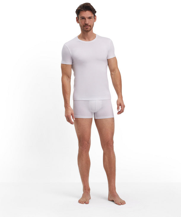 Falke T-shirt Daily Comfort Ronde Hals White (2-pack) detail 3