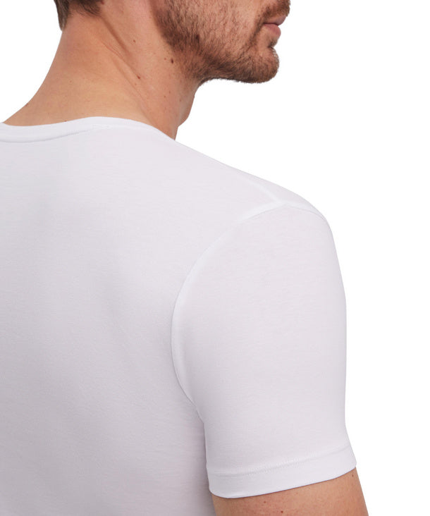 Falke T-shirt Daily Comfort Ronde Hals White (2-pack) detail 5