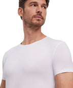 Falke T-shirt Daily Comfort Ronde Hals White (2-pack) detail 4