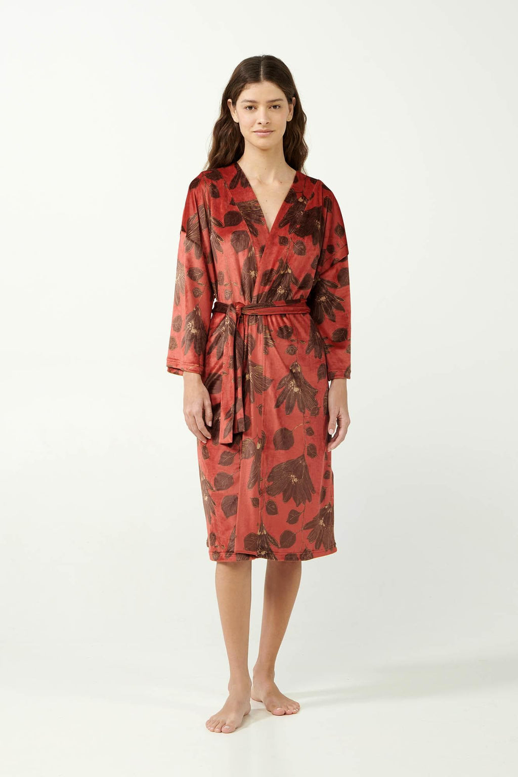 Vamp Velours Kamerjas Lelies Rood