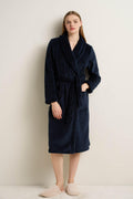 Vamp Kamerjas Fleece Lang Donkerblauw