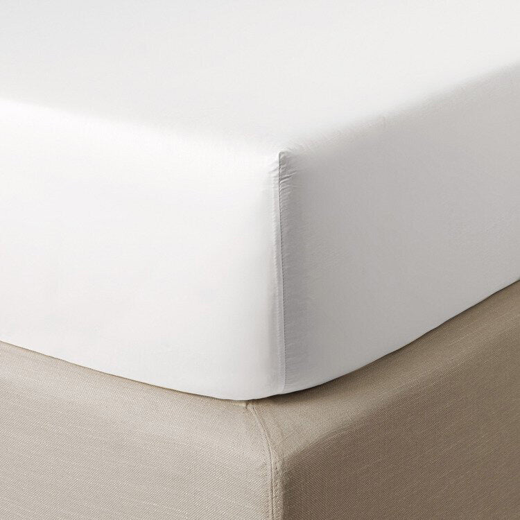 Passion Home Linen Hoeslaken Satijn Wit