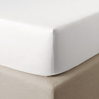 Passion Home Linen Hoeslaken Satijn Wit