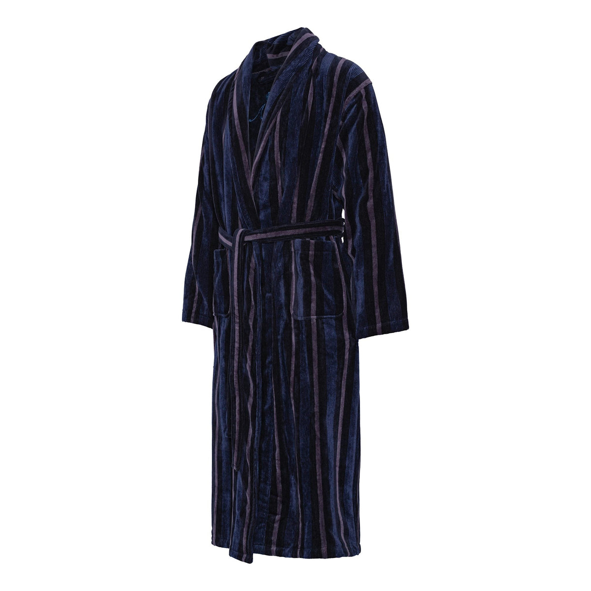 Ambassador Heren Badjas Skagerak Navy Grijs Streep