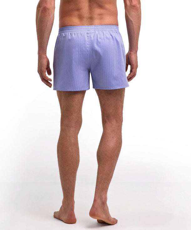 Falke Boxershort Daily Underwear Visgraat Blue detail 1
