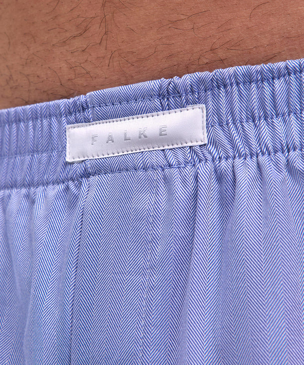 Falke Boxershort Daily Underwear Visgraat Blue detail 3