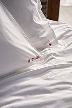 Passion Home Linen Dekbedovertrek Je t'aime Rood detail 1