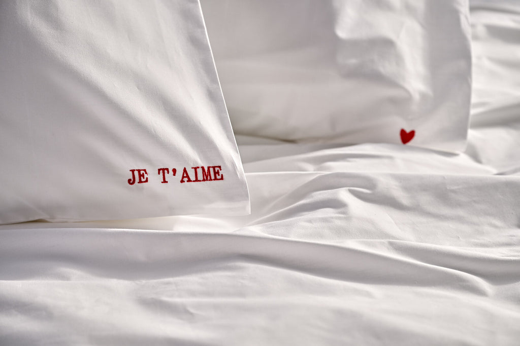 Passion Home Linen Dekbedovertrek Je t'aime Rood