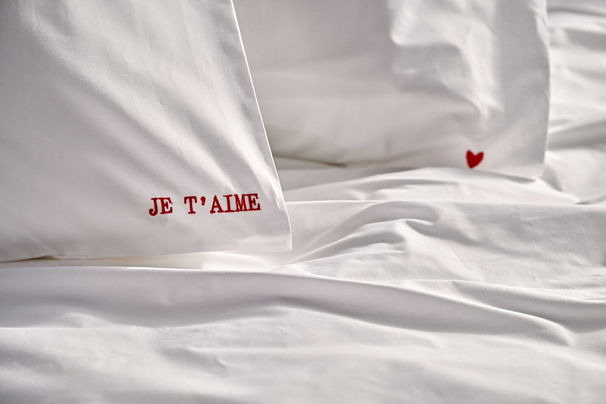 Passion Home Linen Dekbedovertrek Je t'aime Rood