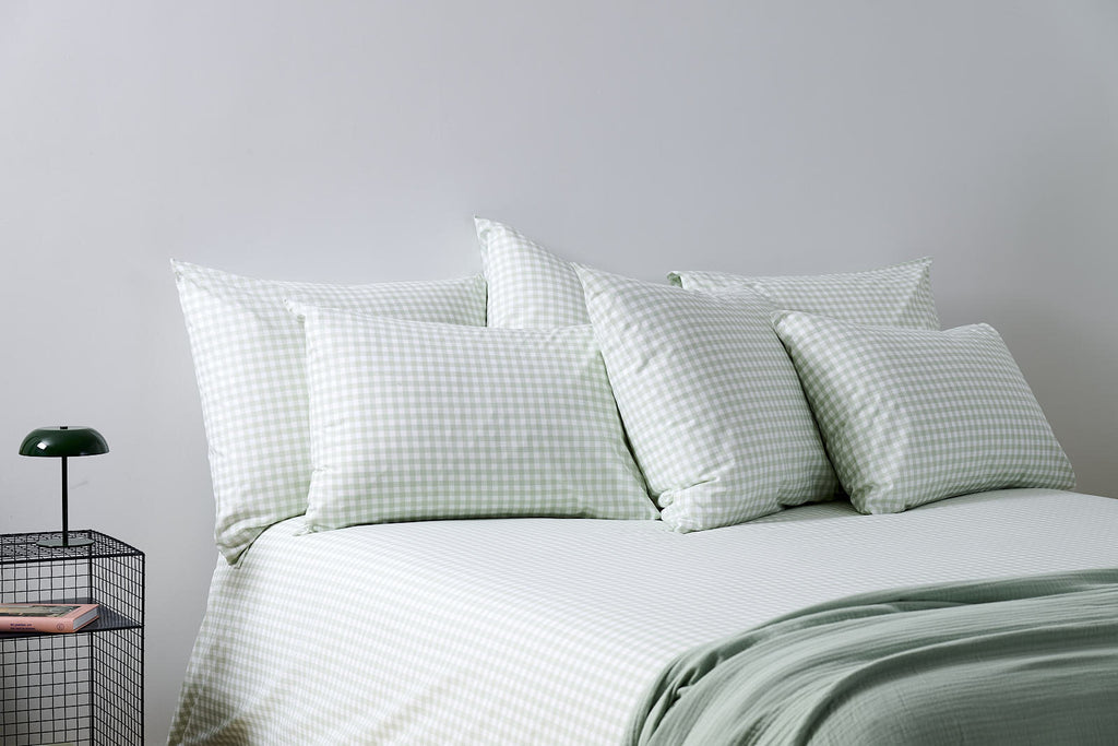 Passion Home Linen Dekbedovertrek Rigo Groen detail 2
