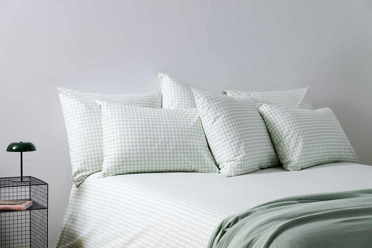 Passion Home Linen Dekbedovertrek Rigo Groen detail 2
