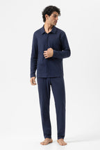 Mey Heren Pyjama Pure Night Yacht Blue