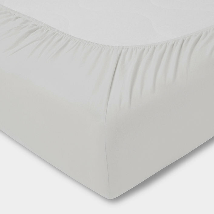 Passion Home Linen Hoeslaken Satijn Wit detail 1