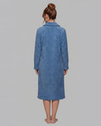 Señoretta Kamerjas met Knoopsluiting Middenblauw