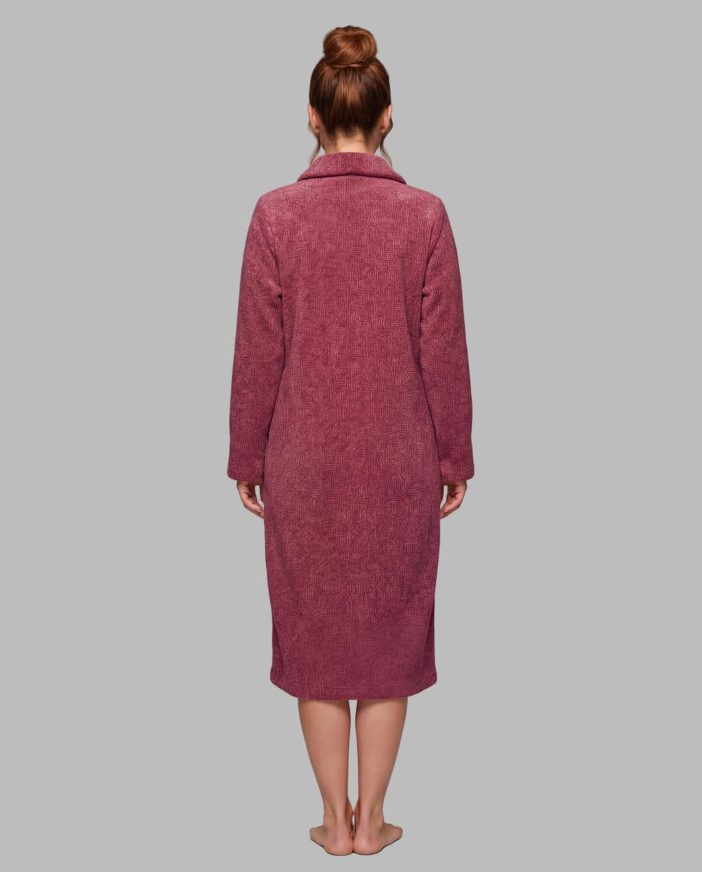 Señoretta Kamerjas met Knoopsluiting Fuchsia