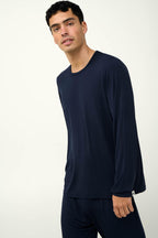 Vamp Herenpyjama Micromodal Donkerblauw