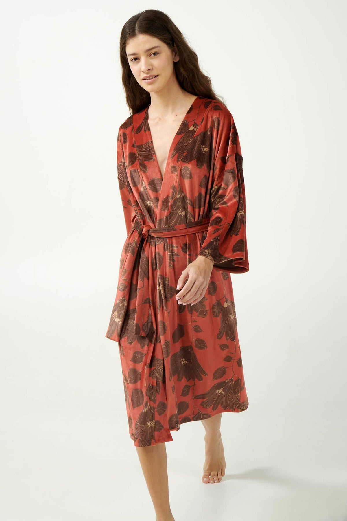 Vamp Velours Kamerjas Lelies Rood