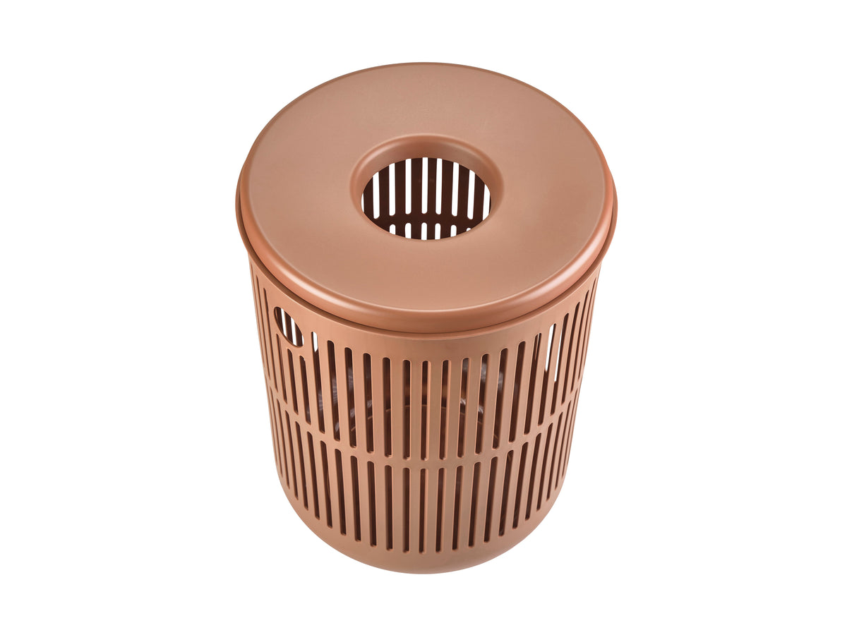 Zone Denmark Ume Wasmand met Deksel Terracotta