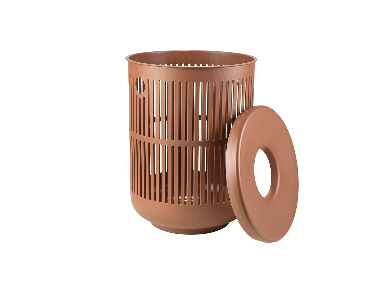 Zone Denmark Ume Wasmand met Deksel Terracotta