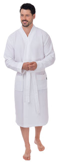 Unisex Kimono Badjas Soft Piqué Lang
