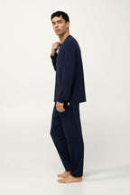 Vamp Herenpyjama Micromodal Donkerblauw