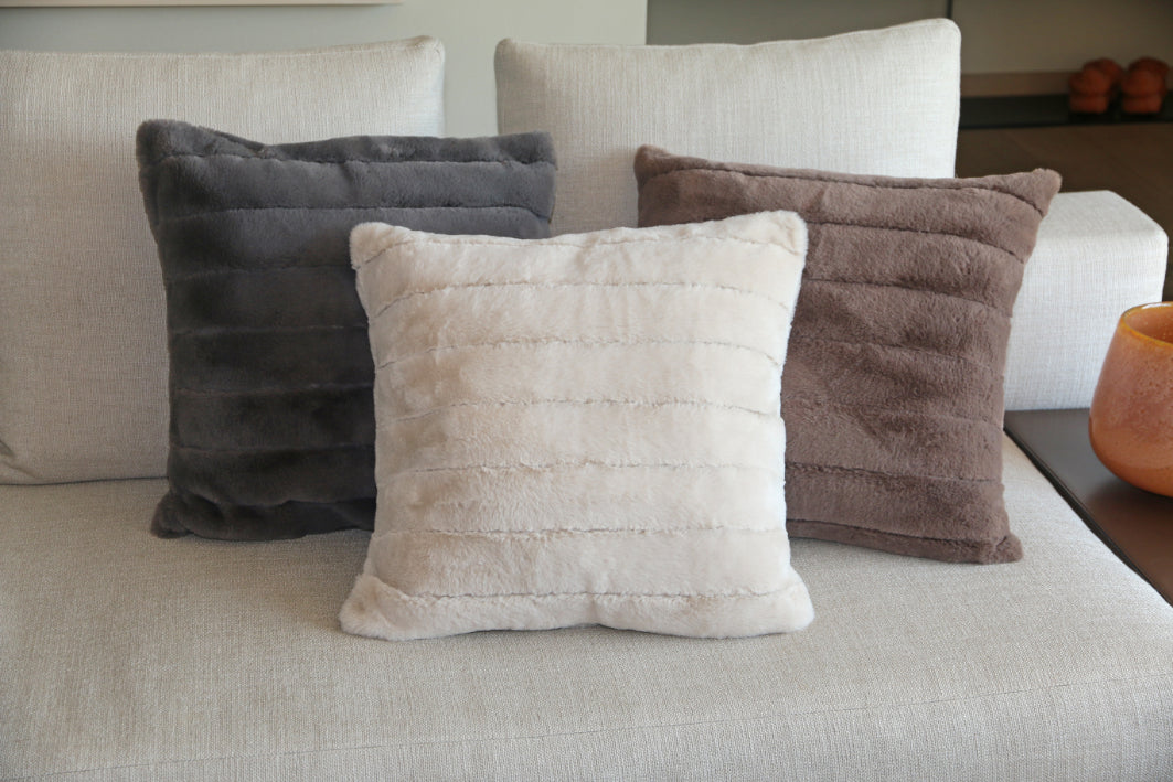 Plaid Imitatienerts Zand-Beige