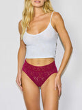 Hanky Panky Signature Lace French Brief Dark Pomegranate Red