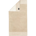 Cawö handdoek Two-Tone Sand