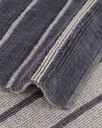 Cawö badmat Balance Streifen Anthrazit detail 4