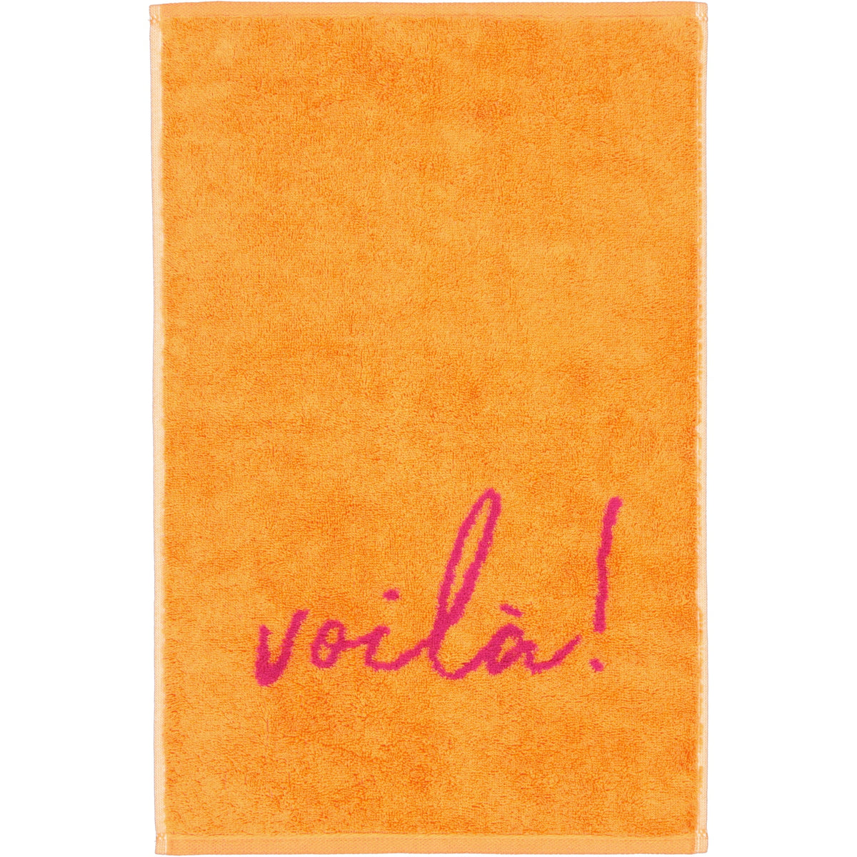 Cawö Postcard Towels gastendoekje bonjour weekend en voilà! detail 3