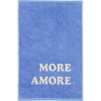Cawö Postcard Towels gastendoekje CIAO en MORE AMORE detail 3