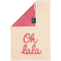 Cawö Postcard Towels gastendoekje Oh lala en très chic