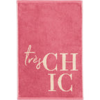 Cawö Postcard Towels gastendoekje Oh lala en très chic detail 3