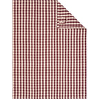 Cawö Linen Classics theedoek vichy Bordeaux
