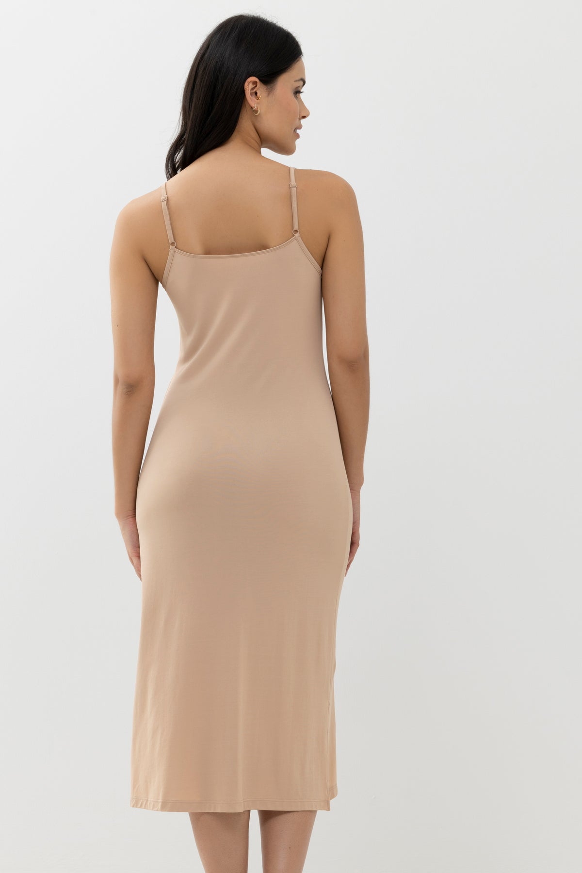 Mey Onderjurk Lang Emotion Cream Tan - achterkant