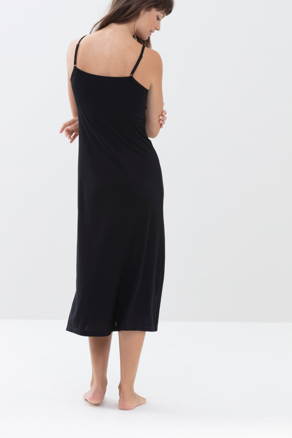 Mey Onderjurk Lang Emotion Black - achterkant