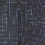 Ambassador Heren Pyjama Oslo Flanel Grijs Blauw Ruit