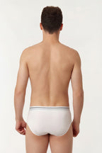 Woody Heren Slip Duopack Wit detail 1